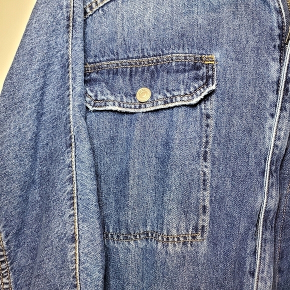 We The Free Sammie Denim Coverall Sz XL - Picture 7 of 16